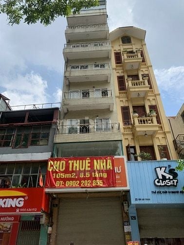 Cho thuê nhà 100m2 x 3T Mặt Phố Lãng Yên HBT - HN 