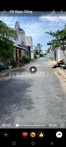Đất đường nhựa 8m, Khu Phân Lô Nguyễn Văn Bứa 16x18m