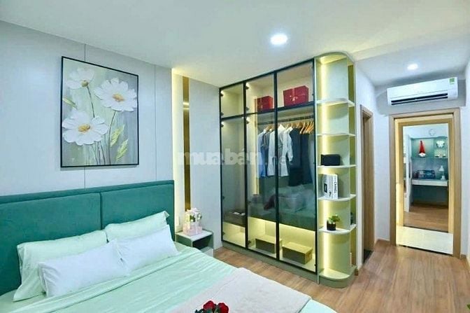 Căn hộ cách Sân Bay 10'- 58m2 (1 tỷ 56), SHR, hoàn thiện 100%, ở liền