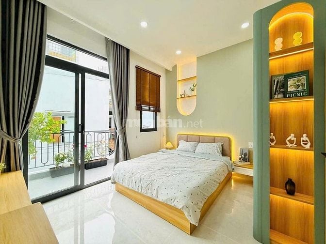 Bán nhà 1 lầu hẻm vf3 vào nhà full nội thất 4x12 gần trường An Hội