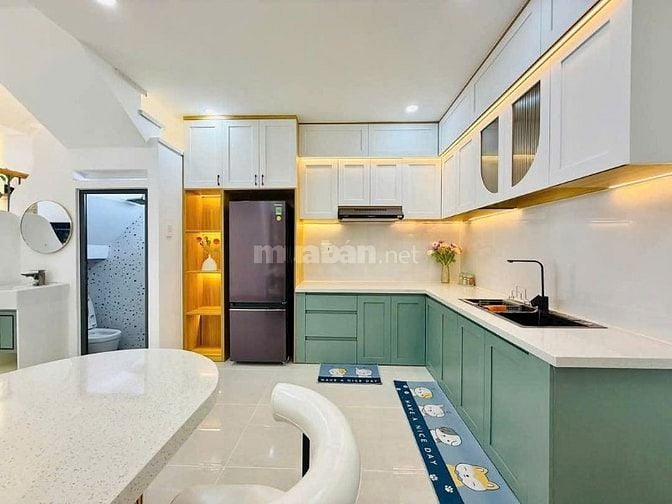 Bán nhà 1 lầu hẻm vf3 vào nhà full nội thất 4x12 gần trường An Hội