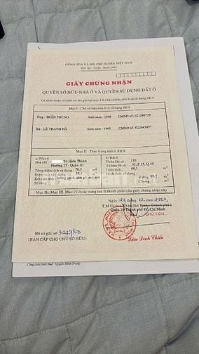 Cho thuê nhà hẻm 3m(3 gác) Tô Hiến Thành, P15, Q10 Giá 15tr