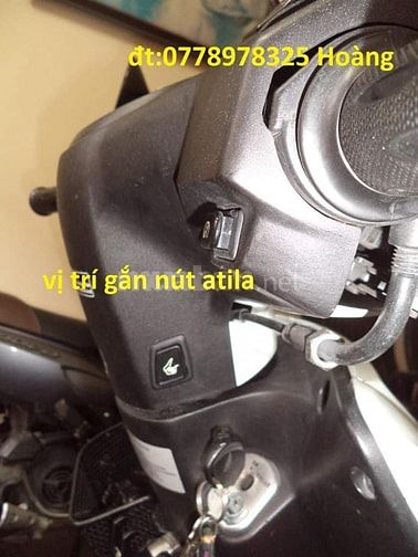 chế mở yên xe máy tự động bằng điện cho xe honda vision