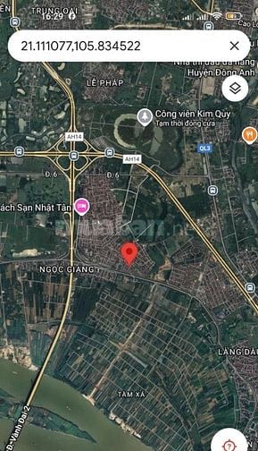 CHÍNH CHỦ BÁN 57m2 ĐẤT VĨNH THANH/VĨNH NGỌC SÁT CẦU NHẬT TÂN, TỨ LIÊN