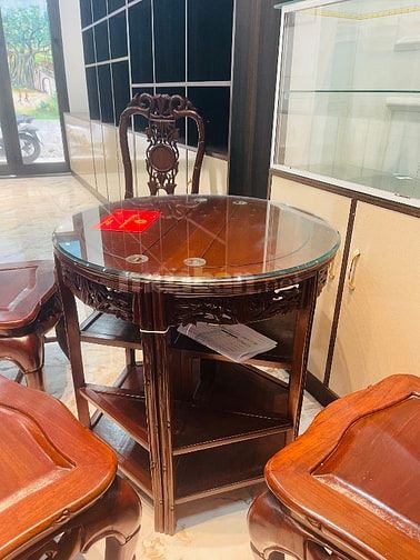 bàn ghế gỗ hương new 100% cần thanh lý gấp