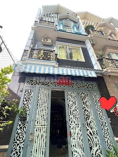 NHÀ ĐẸP 4 TẦNG - KHU DÂN CƯ AN DƯƠNG VƯƠNG, Q.8 - HẺM XE HƠI, GIÁ 6 TỶ