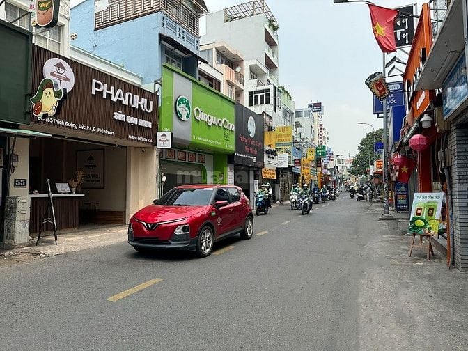 2lầu (4x17,2=68,8m2) mặt tiền thụt (liền kề mặt tiền) Thích Quảng Đức