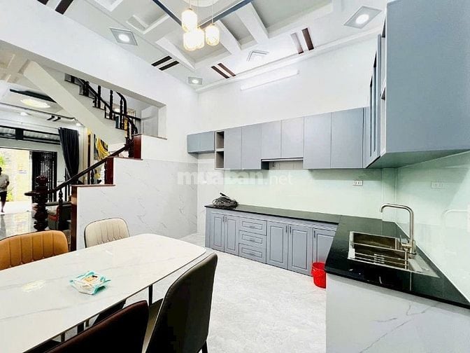 Nhà hoàn công 70m2 Huỳnh Tấn Phát, Q7 gần cầu Phú Mỹ. Xây 1 trệt 2 lầu
