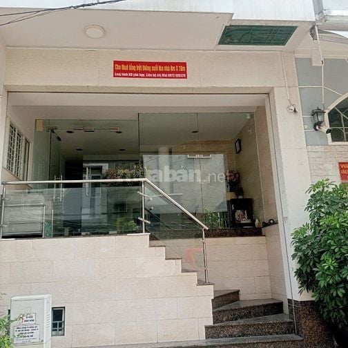 Cho thuê tầng trệt thông suốt toà nhà 8x16m Dtnet 114m2 giá 33tr/tháng