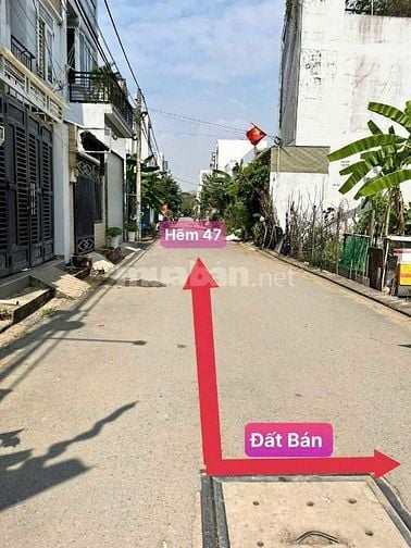 BÁN LÔ ĐẤT ĐẸP HẺM 47 TRƯỜNG LƯU, Q9, TP THỦ ĐỨC GIÁ ĐẦU TƯ TỐT