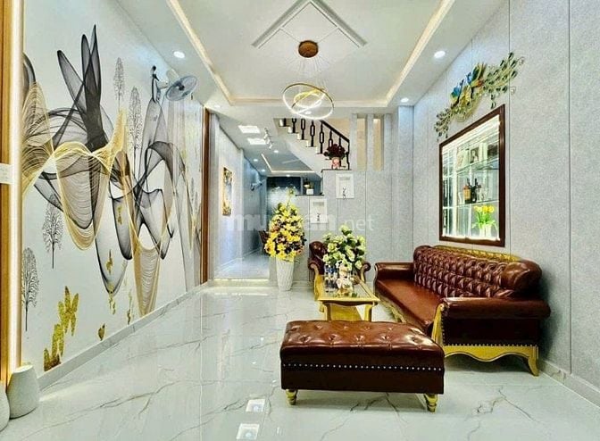 Nhà 43m2 Lam Sơn, Tân Bình gần sân bay Tân Sơn Nhất. Xây 1 trệt 3 