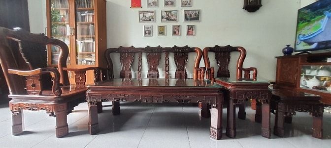 Cần bán bộ salon bàn nước gỗ táu mật