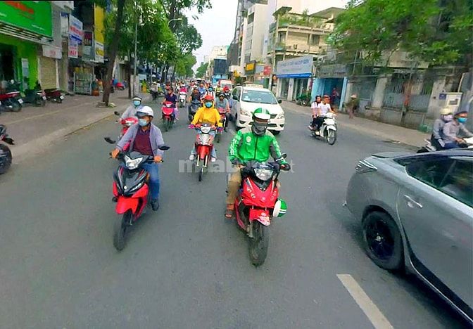 Bán nhà mt Võ Thị Sáu, Q3, 347m2, ngang 14m, 3 tầng, khu kinh doanh