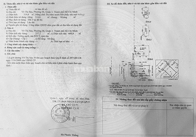 Bán nhà mt Võ Thị Sáu, Q3, 347m2, ngang 14m, 3 tầng, khu kinh doanh