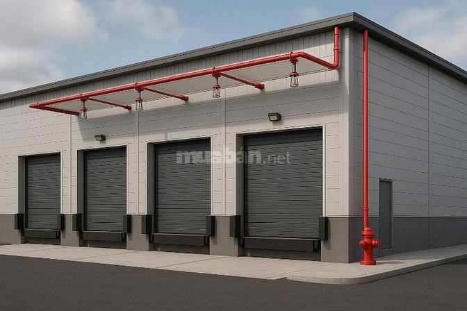 Cho thuê kho xưởng tiêu chuẩn tại KCN Đức Hòa , Long An, PCCC tự động 