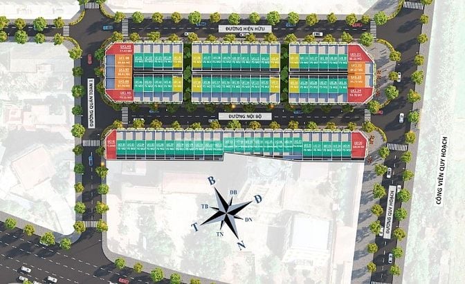 Hồng Bàng Midtown – Nhà phố 5 tầng, 3PN, giá cực tốt từ 6.5 tỷ, số lượ