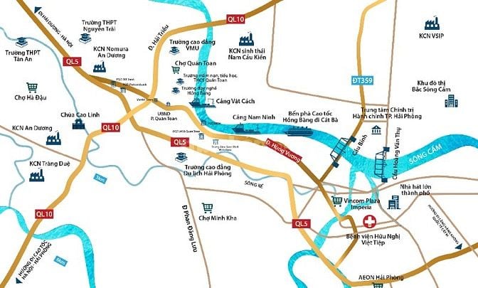 Hồng Bàng Midtown – Nhà phố 5 tầng, 3PN, giá cực tốt từ 6.5 tỷ, số lượ