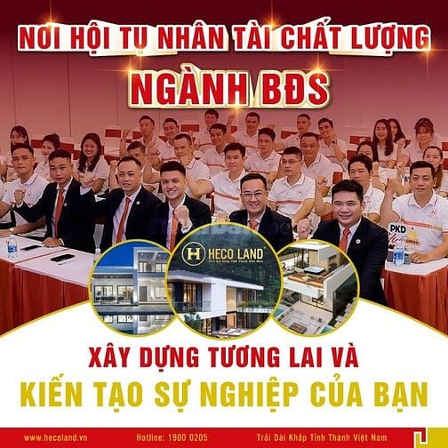 Tuyển nhân viên kinh doanh - thu nhập 100 triệu tại Heco Land