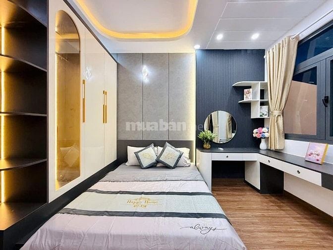 Nhà 4 lầu tuyệt đẹp CAO CẤP góc 2 mặt hẻm xe hơi 6m Bùi Quang Là, P12,