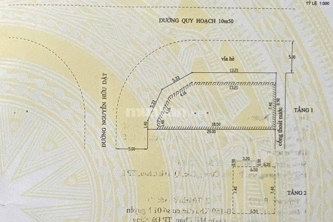 BÁN NHÀ ĐẤT MẶT TIỀN NGÃ BA NGUYỄN HỮU DẬT – TIỂU LA