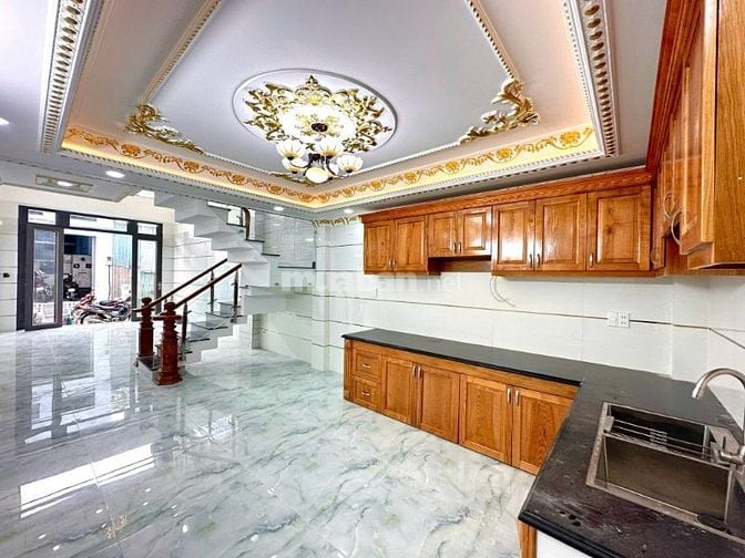 NHÀ BÌNH TÂN (4M x 14M) NGAY NGÃ TƯ BỐN XÃ, ĐẦM SEN PARK. ĐƯỜNG 6M !!!