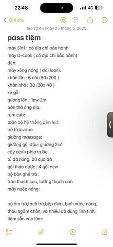 Sang nhượng gấp toàn bộ tiệm Spa, Lê Văn Duyệt, Bình Thạnh