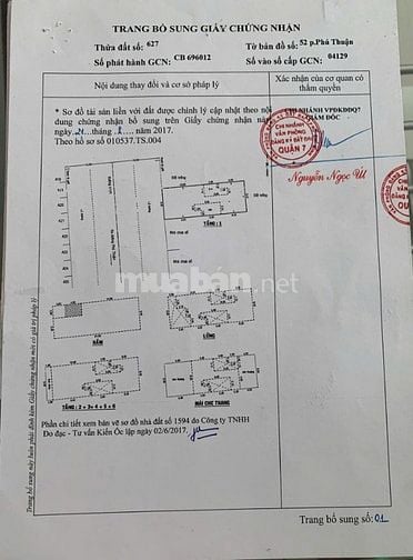 Bán tòa 9 tầng gồm 50 phòng .đường Cao Thị Chính P. Phú Thuận, Quận 7.