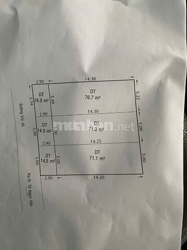 Bán 3 lô Thạnh Xuân 25. Q 12.Gía Đầu Tư Sinh Lời Cao!