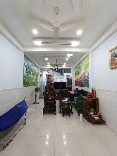 🏡 BÁN NHÀ 4 TẦNG HẺM XE HƠI THÔNG , GẦN UBND PHƯỜNG 60M2(4*15) TÂN SƠ