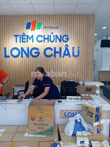 TUYỂN TẠP VỤ TẠI TIÊM CHỦNG LONG CHÂU