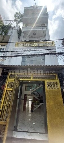 4x16, nhà đúc 5 tấm, mặt tiền đường 25, Lê Văn Quới vào