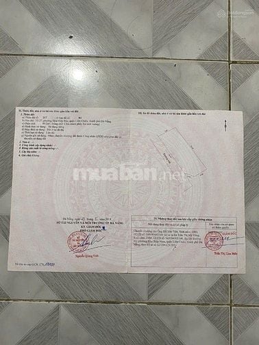Tôi chính chủ bán đất khu dân cư gần Cảng Liên Chiểu