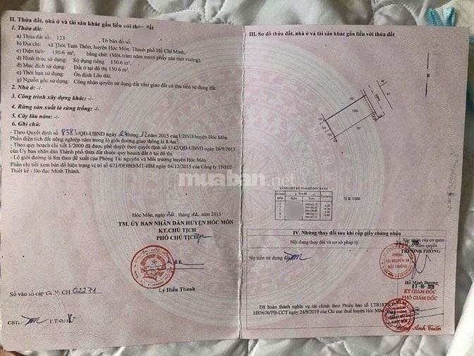 BÁN GẤP DÃY TRỌ THỚI TAM THÔN HÓC MÔN 150m2 GIÁ CHỈ 1 TỶ 050