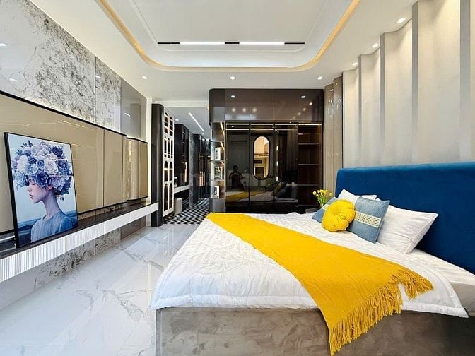 CHÍNH CHỦ BÁN NHÀ ĐẸP MỚI XÂY ĐÚC 3LẦU FULL NỘI THẤT CAO CẤP 