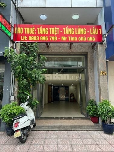 Cho thuê 3 Tầng: Tầng trệt, tầng lửng, Lầu 1, Toà nhà Huỳnh Văn Bánh