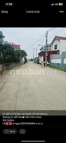 bán nhà tặng nhà 2 tầng mặt phố 
