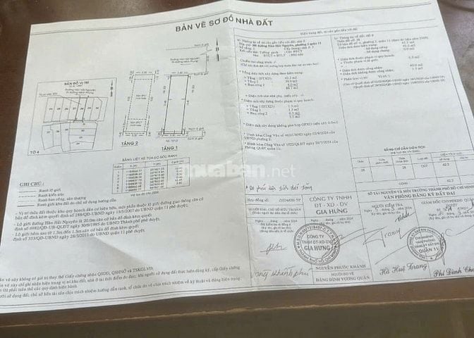 Bán nhà mặt tiền Hàn Hải Nguyên, P.2, Q.11 giá 12.9 tỷ