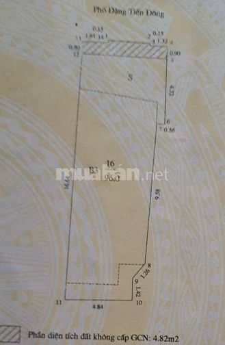 Nhà 3,5T cũ vị trí đắc địa Mp Đặng Tiến Đông vỉa hè rộng kd sầm uất