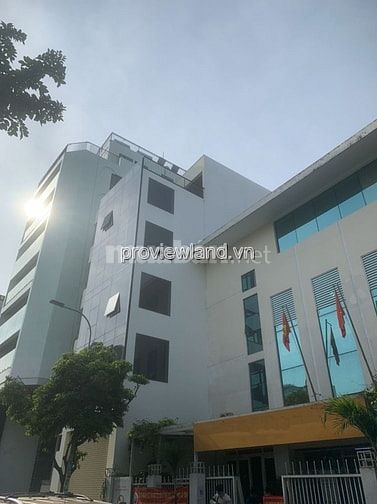 Bán tòa nhà VPQ1,  MT Hồ Hảo Hớn, 1 hầm + 6 tầng, DT đất 198.6m2