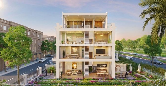 Biệt thự song lập Vinhomes DTXD 490m2 mặt tiền 12m mà giá chỉ 39 tỷ