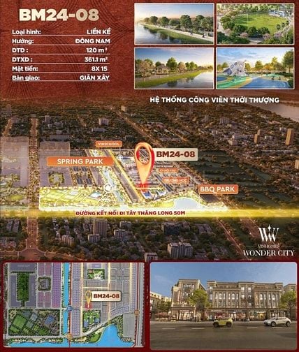 Biệt thự song lập Vinhomes DTXD 490m2 mặt tiền 12m mà giá chỉ 39 tỷ