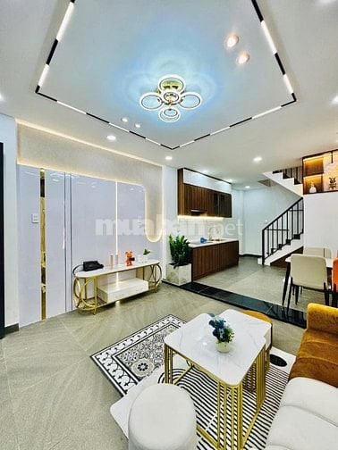 Nhà 3 lầu tuyệt đẹp CAO CẤP hẻm xe hơi 6m Đinh Tiên Hoàng, P1, Q.Bình 