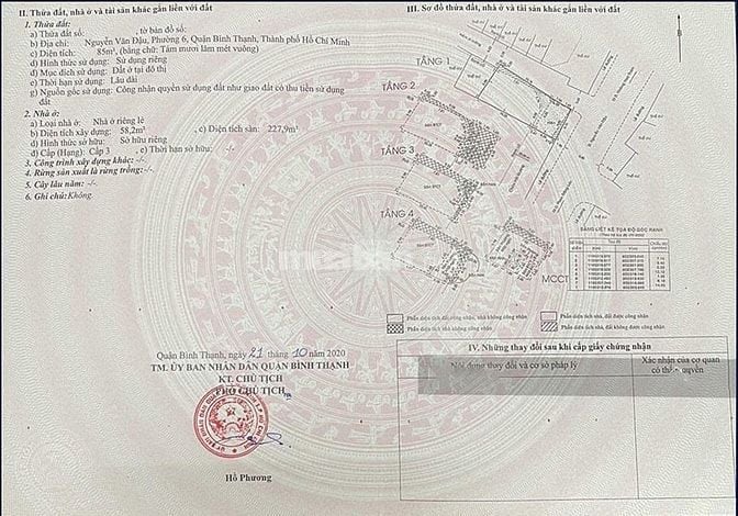 Bán nhà Nguyễn Văn Đậu, Bình Thạnh, 85m2 đất, 4 tầng, khu kinh doanh