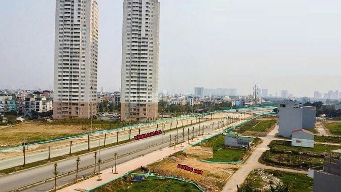 Căn hộ 60m2, 2PN, 1 WC Vân Canh, Hoài Đức,(Hướng mát tầng)
