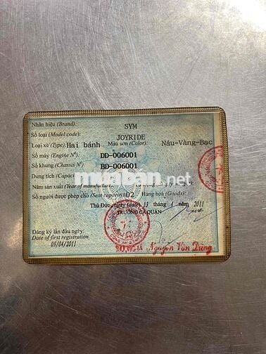 JOYRIDE Fi ĐỜI 2011 TP CÓ GIAO LƯU ĐỖI XE