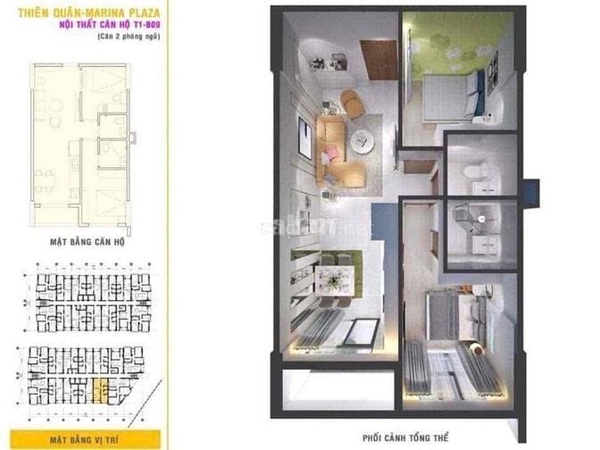 CHÍNH CHỦ SANG NHƯỢNG CĂN HỘ CAO CẤP 60m2-2PN