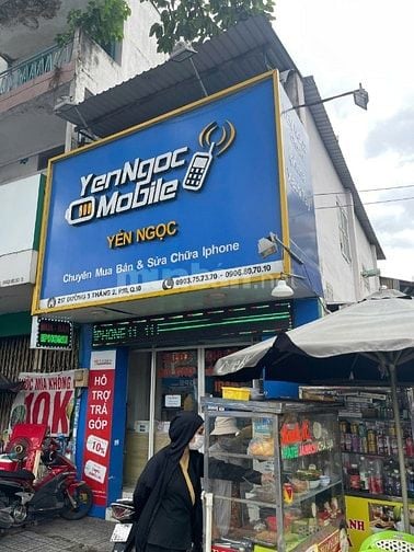 Cho Thuê góc 2 MT 217 Đường 3/2 P10 Q10, 35 triệu/th