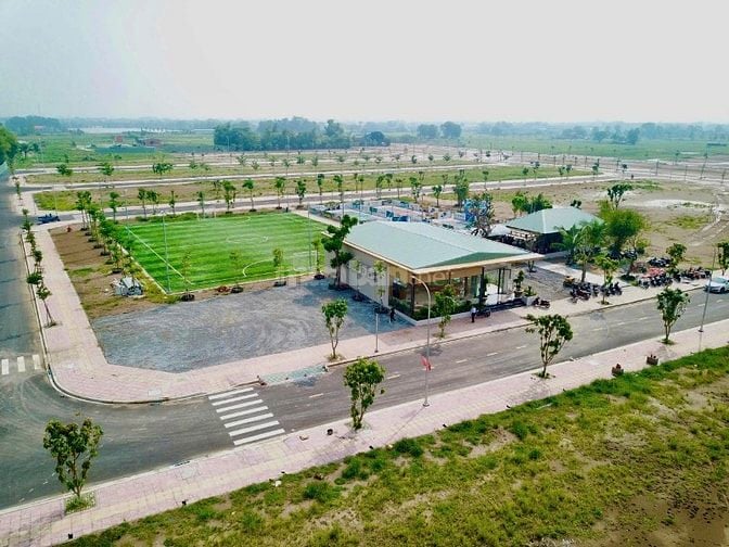 ĐẤT NỀN AN HUY MỸ HẠNH BẮC ĐỨC HOÀ ,100M2 GIÁ :1,950 TR