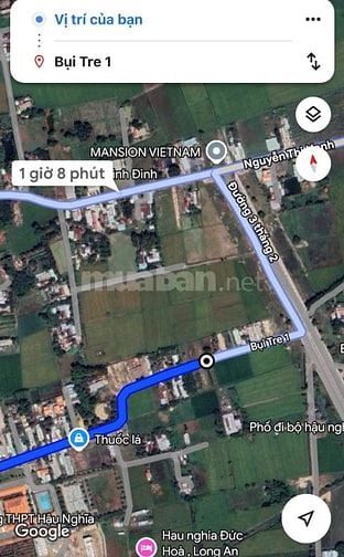 Lô góc mặt tiền đường 13m, 7,35 tỷ ngay thị trấn Hậu Nghĩa 