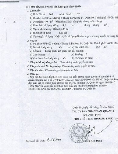 Bán nhà nhỏ, hẻm gần chợ Nguyễn Tri phương Quận 10
